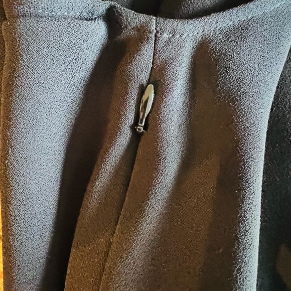 The Kooples Black Dress Sleeveless Wrap with a Gold Chain Size M 100% polyester - Picture 16 of 16